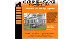 Desktop Screenshot of cape-ape.com